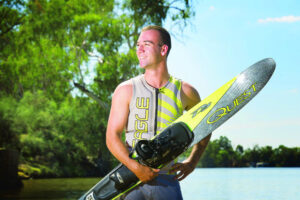 Skiers chasing crowns