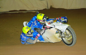 Top sidecar riders on show