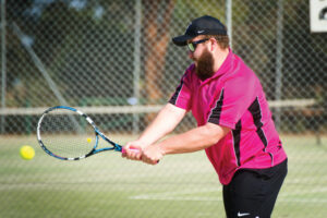 Winter tennis to swing away