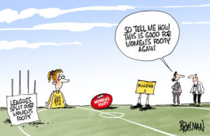 Us versus them mentality stunts women’s footy