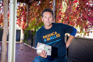 Mildura Mayor Jason Modica is far from your average tradie