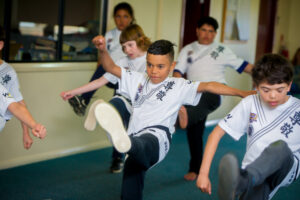 Dareton Public School’s karate move works