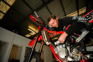 Full throttle on and off the track