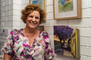 Artists caught in a purple haze