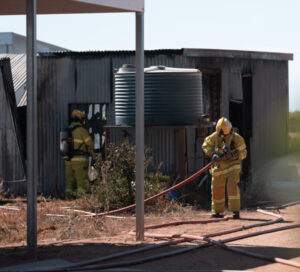 Fire claims farm shed