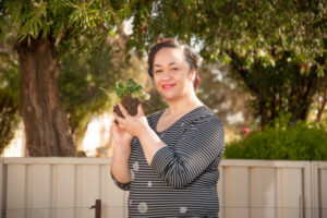 Vashti’s garden full of joy
