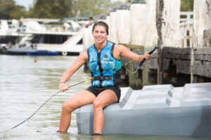 Bec Gange rules the waves again