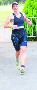 Triathletes back on track