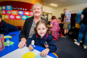 Family from near and far at special Trinity Lutheran College day
