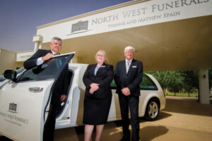 Funeral director in a privileged role