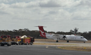 Emergency landing at Mildura Airport