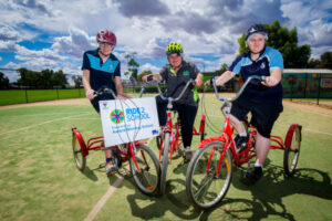 Pedal power for Mildura Specialist School students