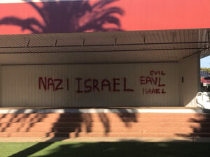 Graffiti condemned
