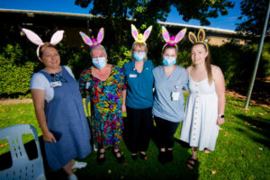 Easter care for Mildura Base Public Hospital team