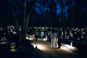 Light art installation to brighten